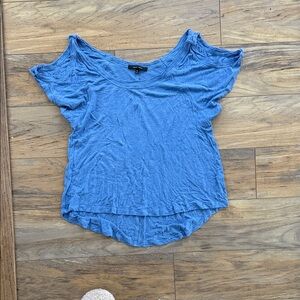 Naked Zebra Blue Short Sleeve Top